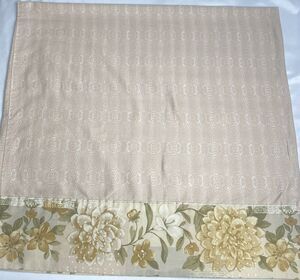Vintage Croscill Home Multicolor Two King Size Pillowcases 100% Cotton